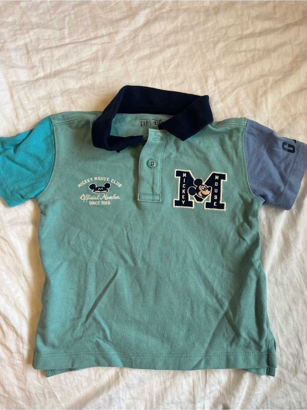 3/$20 Mickey Mouse blue Polo Shirt for Kids
